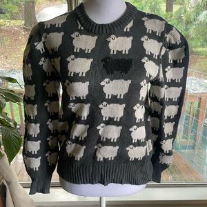 Princess Diana Iconic Black Sheep Sweater